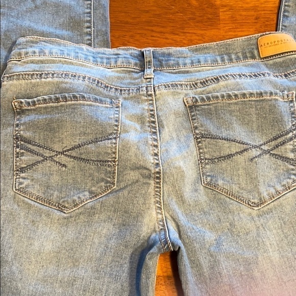 Aeropostale skinny jeans light denim size 8 - Picture 3 of 6
